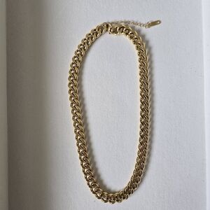 18K Gold Plated Chunky Cuban Necklace